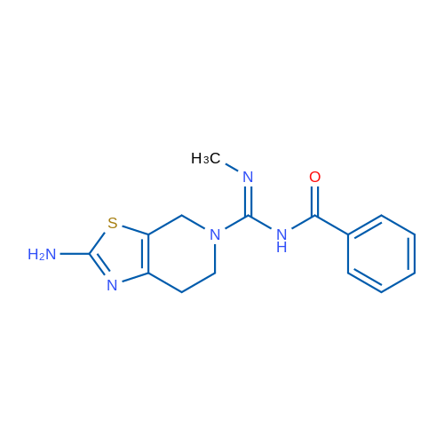 (Z)-N-((2-Amino-6,7-dihydrothiazolo[5,4-c]pyridin-5(4H)-yl)(methylimino)methyl)benzamide 1g