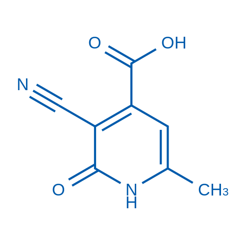 3-Cyano-6-methyl-2-oxo-1,2-dihydropyridine-4-carboxylic acid 100mg