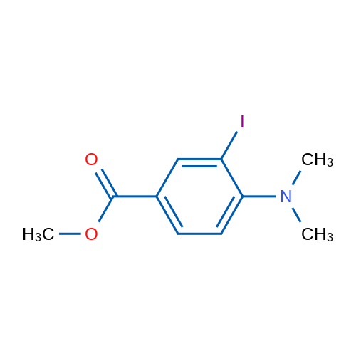 Methyl 4-(dimethylamino)-3-iodobenzoate 1g