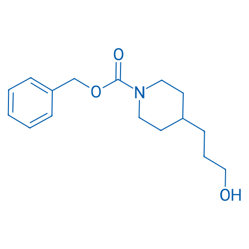 Benzyl 4-(3-hydroxypropyl)piperidine-1-carboxylate 250mg