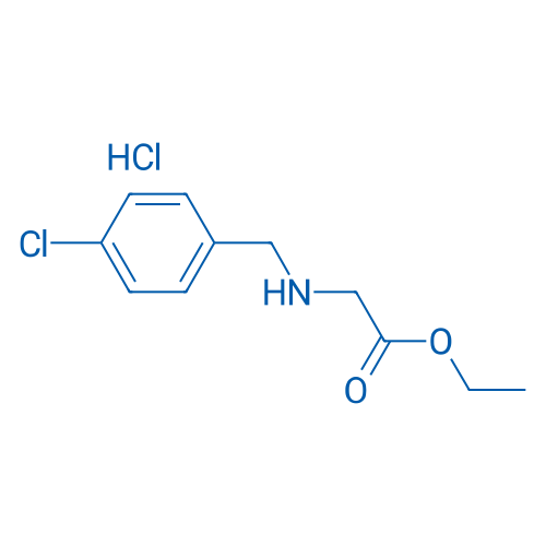 Ethyl 2-((4-chlorobenzyl)amino)acetate hydrochloride 250mg