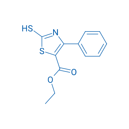 Ethyl 2-mercapto-4-phenylthiazole-5-carboxylate 5g
