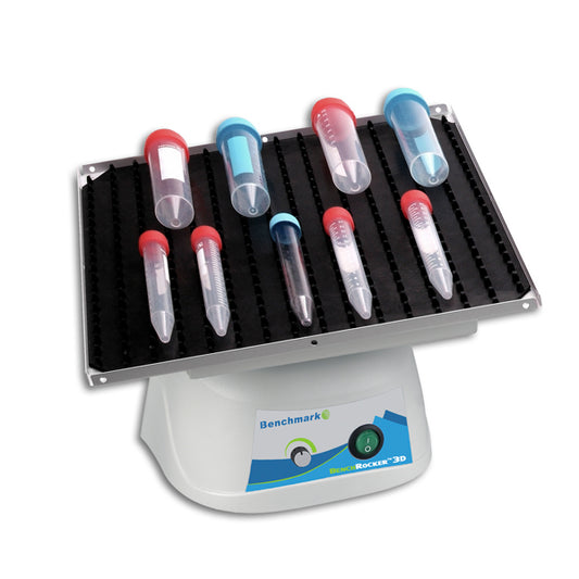 BenchRocker™ 3D Nutating Shaker, variable speed, 12"x12" platform with 2 mats, 115V