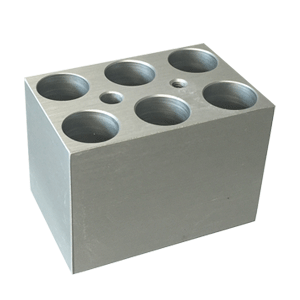 Block, 6 x 5ml centrifuge tubes (17mm diameter)