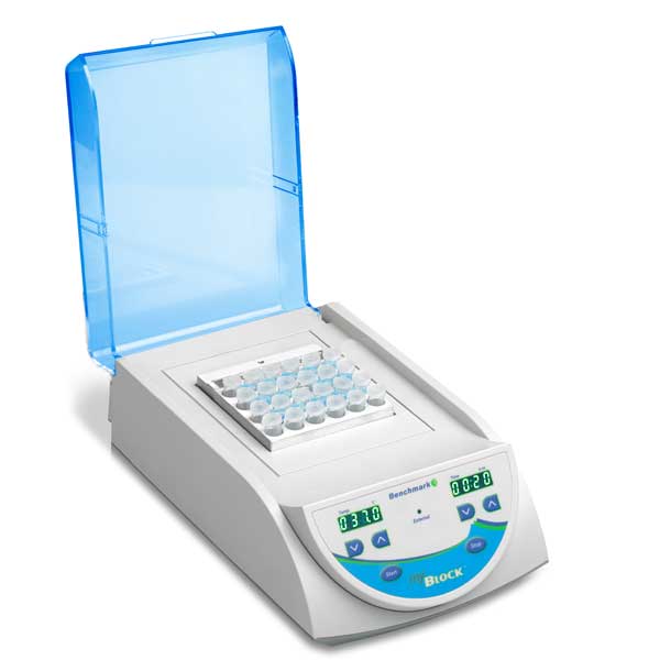 myBlock l™- digital dry bath with 1 Quick-Flip blocks (BSWCMB) for tubes (0.2 to 2.0ml, PCR strips and PCR plates 230V