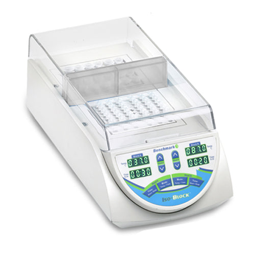isoBlock™ -digital dry bath, with two independently controlled chambers, without blocks, 230V