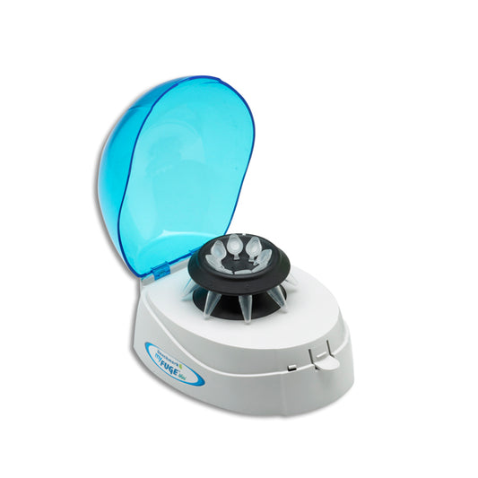 MyFuge™ Mini Centrifuge, blue lid, with 2 rotors, 100-240V (European 2 prong plug)