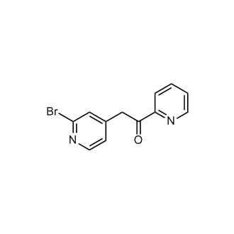 2-(2-Bromopyridin-4-yl)-1-(pyridin-2-yl)ethanone