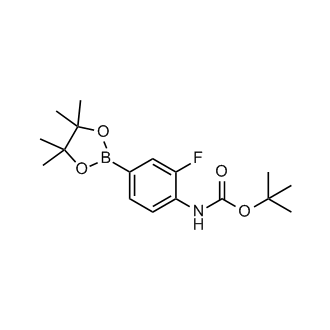 tert-Butyl 2-fluoro-4-(4,4,5,5-tetramethyl-1,3,2-dioxaborolan-2-yl)phenylcarbamate