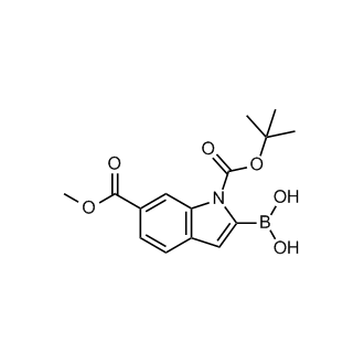 (1-(tert-butoxycarbonyl)-6-(methoxycarbonyl)-1H-indol-2-yl)boronic acid