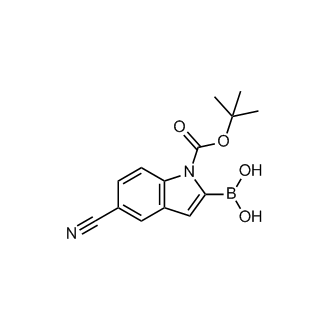 (1-(tert-Butoxycarbonyl)-5-cyano-1H-indol-2-yl)boronic acid