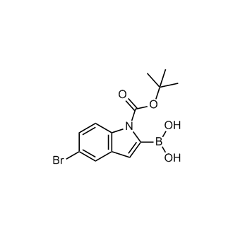 (5-Bromo-1-(tert-butoxycarbonyl)-1H-indol-2-yl)boronic acid