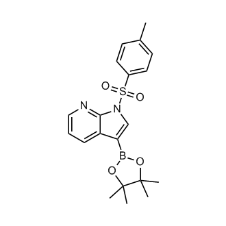 3-(4,4,5,5-tetramethyl-1,3,2-dioxaborolan-2-yl)-1-tosyl-1H-pyrrolo[2,3-b]pyridine