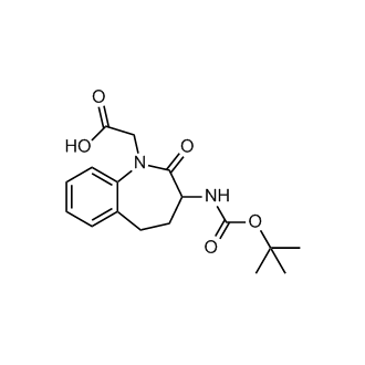 2-(3-((tert-Butoxycarbonyl)amino)-2-oxo-2,3,4,5-tetrahydro-1H-benzo[b]azepin-1-yl)acetic acid