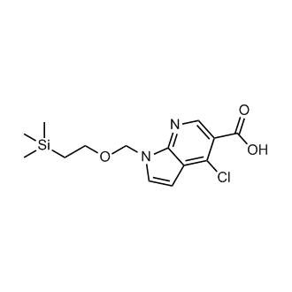 4-Chloro-1-((2-(trimethylsilyl)ethoxy)methyl)-1H-pyrrolo[2,3-b]pyridine-5-carboxylic acid