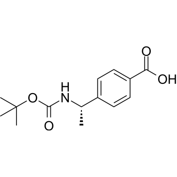 4-[(1S)-1-[[(1,1-Dimethylethoxy)carbonyl]amino]ethyl]benzoic acid