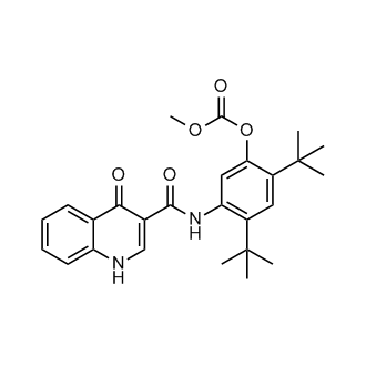 N-[5-(Methoxycarbonyloxy)-2,4-di(tert-butyl)phenyl]-4-oxo-1H-quinoline-3-carboxamide
