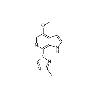 4-Methoxy-7-(3-methyl-1H-1,2,4-triazol-1-yl)-1H-pyrrolo[2,3-c]pyridine