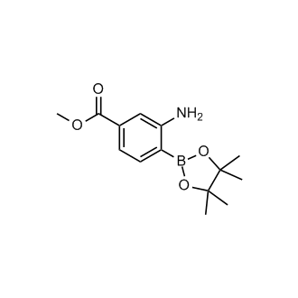 methyl 3-amino-4-(tetramethyl-1,3,2-dioxaborolan-2-yl)benzoate