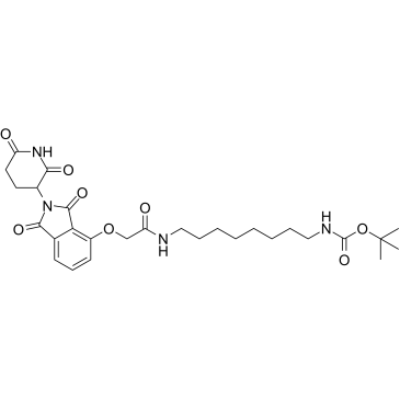 tert-Butyl (8-(2-((2-(2,6-dioxopiperidin-3-yl)-1,3-dioxoisoindolin-4-yl)oxy)acetamido)octyl)carbamate