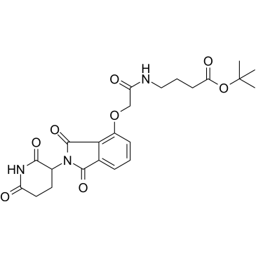 tert-butyl 4-(2-((2-(2,6-dioxopiperidin-3-yl)-1,3-dioxoisoindolin-4-yl)oxy)acetamido)butanoate