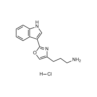 3-(2-(1H-indol-3-yl)oxazol-4-yl)propan-1-amine hydrochloride