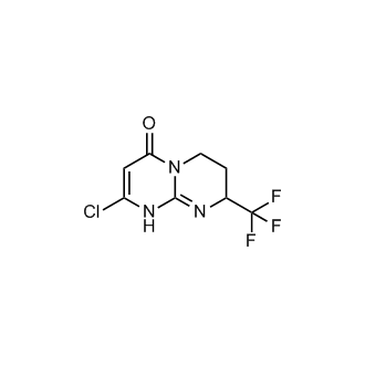 2-Chloro-1,6,7,8-tetrahydro-8-(trifluoromethyl)-4H-pyrimido[1,2-a]pyrimidin-4-one