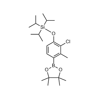 [2-Chloro-3-methyl-4-(4,4,5,5-tetramethyl-1,3,2-dioxaborolan-2-yl)phenoxy]triisopropylsilane