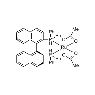(OC-6-22)-Bis(acetato-κO,κO')[1,1'-(1S)-[1,1'-binaphthalene]-2,2'-diylbis[1,1-diphenylphosphine-κP]]ruthenium