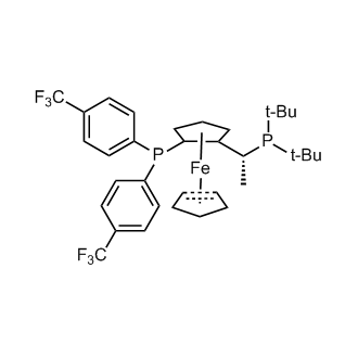 (2R)-1-[(1R)-1-[Bis(1,1-dimethylethyl)phosphino]ethyl]-2-[bis[4-(trifluoromethyl)phenyl]phosphino]ferrocene