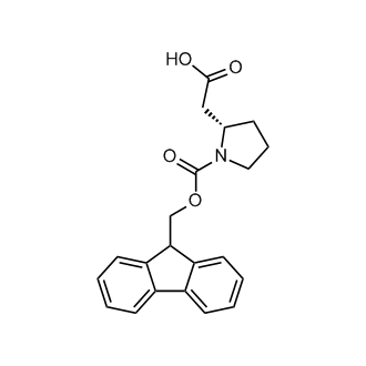 2-[(2S)-1-(9H-Fluoren-9-ylmethoxycarbonyl)pyrrolidin-2-yl]acetic acid