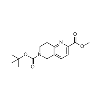 6-(tert-Butyl) 2-methyl 7,8-dihydro-1,6-naphthyridine-2,6(5H)-dicarboxylate