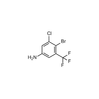 4-Bromo-3-chloro-5-(trifluoromethyl)aniline