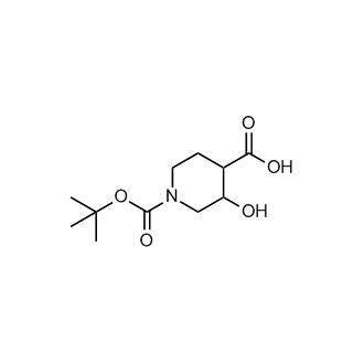 3-Hydroxy-1-[(2-methylpropan-2-yl)oxycarbonyl]piperidine-4-carboxylic acid