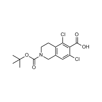 2-(tert-Butoxycarbonyl)-5,7-dichloro-1,2,3,4-tetrahydroisoquinoline-6-carboxylic acid