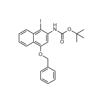 tert-Butyl (4-(benzyloxy)-1-iodonaphthalen-2-yl)carbamate
