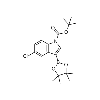 tert-Butyl 5-chloro-3-(4,4,5,5-tetramethyl-1,3,2-dioxaborolan-2-yl)-1H-indole-1-carboxylate