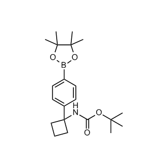 tert-Butyl (1-(4-(4,4,5,5-tetramethyl-1,3,2-dioxaborolan-2-yl)phenyl)cyclobutyl)carbamate