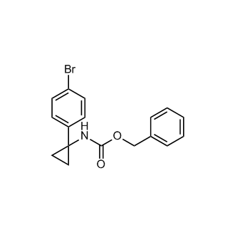 Benzyl (1-(4-bromophenyl)cyclopropyl)carbamate