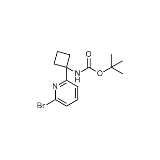 tert-Butyl (1-(6-bromopyridin-2-yl)cyclobutyl)carbamate