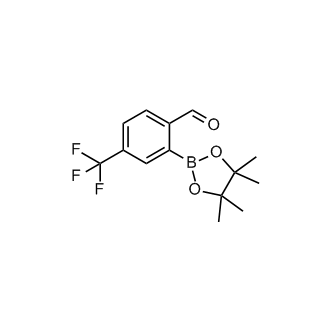 2-(4,4,5,5-Tetramethyl-1,3,2-dioxaborolan-2-yl)-4-(trifluoromethyl)benzaldehyde