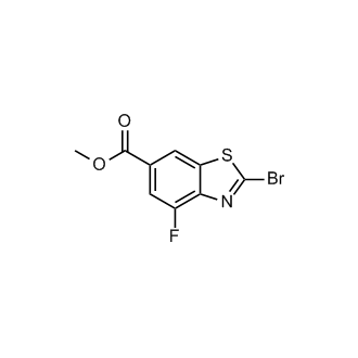 Methyl 2-bromo-4-fluorobenzo[d]thiazole-6-carboxylate