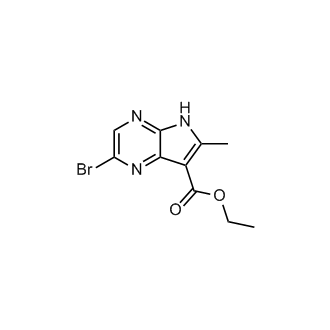 Ethyl 2-bromo-6-methyl-5H-pyrrolo[2,3-b]pyrazine-7-carboxylate