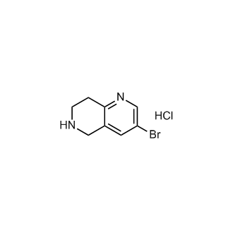 3-Bromo-5,6,7,8-tetrahydro-1,6-naphthyridine hydrochloride