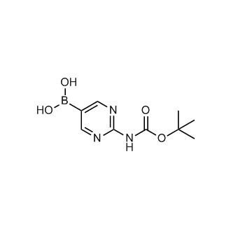 (2-((tert-Butoxycarbonyl)amino)pyrimidin-5-yl)boronic acid