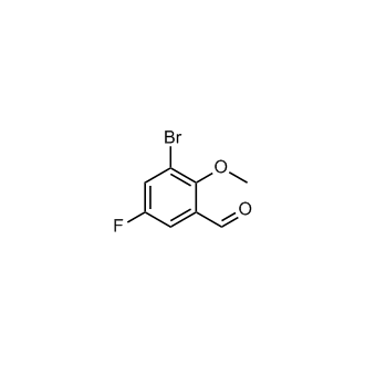 3-Bromo-5-fluoro-2-methoxybenzaldehyde