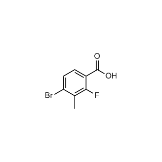 4-Bromo-2-fluoro-3-methylbenzoic acid