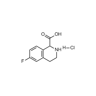 6-Fluoro-1,2,3,4-tetrahydroisoquinoline-1-carboxylic acid hydrochloride