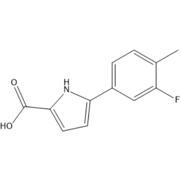 5-(3-Fluoro-4-methylphenyl)-1H-pyrrole-2-carboxylic acid