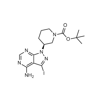 tert-butyl (S)-3-(4-Amino-3-iodo-1H-pyrazolo[3,4-d]pyrimidin-1-yl)piperidine-1-carboxylate